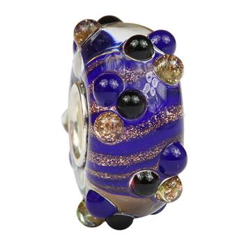 Royal Blue Spreckles - Ogerbeads Glas